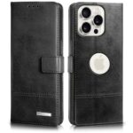 Shock Proof Flip Cover Back Case for Apple Iphone 15 Pro Max | Magnetic Wallet Leather Case with Stand