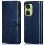 Shock Proof Flip Cover Back Case for Oneplus Nord Ce 3 Lite 5G | Magnetic Wallet Leather Case with Stand