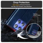 Shock Proof Flip Cover Back Case for Motorola Moto Edge 60 Stylus 5G | Magnetic Wallet Leather Case with Stand - Image 7