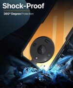 kelpuj Shock Proof Clear Protective Back Case for Realme Narzo 60 5G - AirEDGE Technology | 360 Degree Camera Protection | Transparent Hybrid Back Case Mobile Cover - Black - Image 5