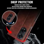 Shock Proof Flip Cover Back Case for Oppo F23 5G | Magnetic Wallet Leather Case with Stand - Image 7