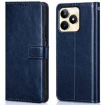 Shock Proof Flip Cover Back Case for Realme Narzo N53 | Magnetic Wallet Leather Case with Stand