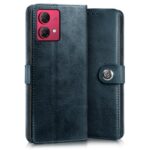 Shock Proof Flip Cover Back Case for Motorola Moto G84 5G | Magnetic Wallet Leather Case with Stand - Image 5