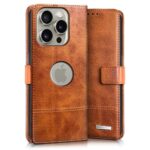 Shock Proof Flip Cover Back Case for Apple Iphone 15 Pro | Magnetic Wallet Leather Case with Stand - Image 5