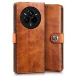 Shock Proof Flip Cover Back Case for Realme 14 Pro Plus 5G | Magnetic Wallet Leather Case with Stand - Image 3