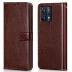 Shock Proof Flip Cover Back Case for Realme 9 Pro 5G | Magnetic Wallet Leather Case with Stand