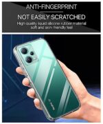 Crystal Clear Transparent Back Case Cover for Redmi Note 12 5G | Poco X5 5G | Full Device & Camera Prorection Shockproof TPU Silicone Back Cover Case Transparent - Image 7