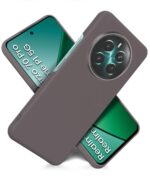 Slim Frameless Back Cover for Realme Narzo 70 | Narzo 70 Pro | Realme 12 Plus | P1 5G | Ultra Thin Lightweight Design & Camera Protection | Soft Matte Silicone Flexible Mobile Case (Grey) - Image 4