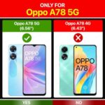 Shock Proof Flip Cover Back Case for Oppo A78 5G | Magnetic Wallet Leather Case with Stand - Image 3
