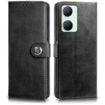 Shock Proof Flip Cover Back Case for Iqoo Z9 Lite | Magnetic Wallet Leather Case with Stand