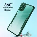 Shock Proof Clear Back Case Mobile Cover for Xiaomi Redmi Note 10 | Note 10s (Hard | Hybrid PC + TPU | Full Armour Device & Camera Protection | Camo Green) - Image 5
