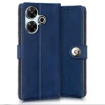 Shock Proof Flip Cover Back Case for Mi Redmi 13 5G | Magnetic Wallet Leather Case with Stand - Image 3