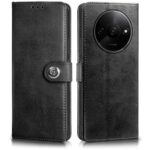 Shock Proof Flip Cover Back Case for Mi Redmi A3 | Magnetic Wallet Leather Case with Stand