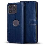 Shock Proof Flip Cover Back Case for Apple Iphone 14 Pro Max | Magnetic Wallet Leather Case with Stand - Image 5