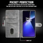 Shock Proof Flip Cover Back Case for 1+ Oneplus Nord Ce 4 5G | Magnetic Wallet Leather Case with Stand - Image 7