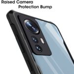 TPU+PC Crystal Clear Xiaomi 12 Pro 5G Back Cover Case|360 Degree Protection|Shock Proof Design|Transparent Back Cover Case for Mi Xiaomi 12 Pro 5G (Black Bumper) - Image 4