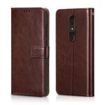 Shock Proof Flip Cover Back Case for Nokia 4.2 | Magnetic Wallet Leather Case with Stand