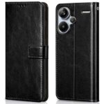 Shock Proof Flip Cover Back Case for Xiaomi Mi Redmi Note 13 Pro Plus 5G | Magnetic Wallet Leather Case with Stand