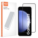6D Screen Protector Tempered Glass for Samsung Galaxy S23 5G | ScratchProof | Bubble Proof | Full Glue Edge to Edge Coverage | with Easy Installation Kit  Black (Pack of 1) - Image 3