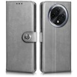 Shock Proof Flip Cover Back Case for Oppo F27 Pro Plus 5G | Magnetic Wallet Leather Case with Stand