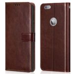 Shock Proof Flip Cover Back Case for Apple Iphone 6 Plus | Magnetic Wallet Leather Case with Stand