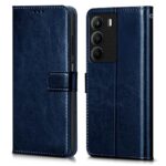 Shock Proof Flip Cover Back Case for Realme C75 5G | Magnetic Wallet Leather Case with Stand