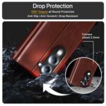 Shock Proof Flip Cover Back Case for Vivo T4 Lite 5G | Magnetic Wallet Leather Case with Stand - Image 7