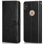 Shock Proof Flip Cover Back Case for Apple Iphone Xs Max | Magnetic Wallet Leather Case with Stand