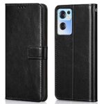 Shock Proof Flip Cover Back Case for Oppo Reno 7 5G | Magnetic Wallet Leather Case with Stand