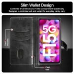 Shock Proof Flip Cover Back Case for Samsung Galaxy M15 5G Prime Edition | Magnetic Wallet Leather Case with Stand - Image 7