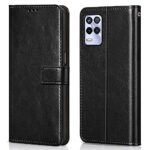 Shock Proof Flip Cover Back Case for Realme Narzo 30 5G | Magnetic Wallet Leather Case with Stand