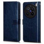 Shock Proof Flip Cover Back Case for Vivo X200 Pro 5G | Magnetic Wallet Leather Case with Stand