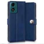 Shock Proof Flip Cover Back Case for Motorola Moto G04 | Magnetic Wallet Leather Case with Stand - Image 3