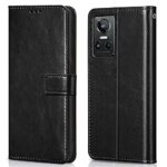 Shock Proof Flip Cover Back Case for Realme Gt Neo 3 5G | Magnetic Wallet Leather Case with Stand