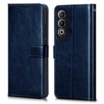 Shock Proof Flip Cover Back Case for 1+ Oneplus Nord Ce 4 5G | Magnetic Wallet Leather Case with Stand