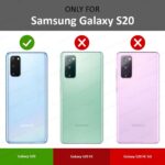 Shock Proof Back Case Mobile Cover for Samsung Galaxy S20 (Armor | Hybrid PC + TPU | Full Protection with Ring Holder Kickstand | Carbon Black) - Image 2