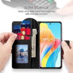 Shock Proof Flip Cover Back Case for Oppo F23 5G | Magnetic Wallet Leather Case with Stand - Image 5