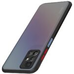 Translucent Hybrid BackCase Cover for Xiaomi Mi Redmi 10 Prime | Smoked Matte Back | 360 Degree Protection | Protective Hard Case (Black Bumper) - Image 4