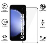 6D Screen Protector Tempered Glass for Samsung Galaxy S23 5G | ScratchProof | Bubble Proof | Full Glue Edge to Edge Coverage | with Easy Installation Kit  Black (Pack of 1) - Image 4