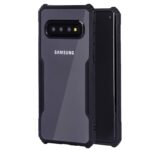 Shock Proof Clear Back Case Mobile Cover for Samsung Galaxy S10 Plus (Hard | Hybrid PC + TPU | Full Armour Device & Camera Protection | Black) - Image 4