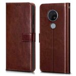 Shock Proof Flip Cover Back Case for Nokia 6.2 | Magnetic Wallet Leather Case with Stand