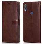 Shock Proof Flip Cover Back Case for Asus Zenfone Max Pro M1 | Magnetic Wallet Leather Case with Stand