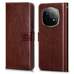 Shock Proof Flip Cover Back Case for Realme P2 Pro 5G | Magnetic Wallet Leather Case with Stand