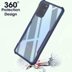 Shock Proof Clear Back Cover Case Mobile Cover for Samsung Galaxy S20 FE 5G (Hard | Hybrid PC + TPU | Full Armour Device & Camera Protection | Blue) - Image 4