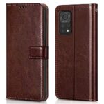 Shock Proof Flip Cover Back Case for Xiaomi Mi 10T 5G | Magnetic Wallet Leather Case with Stand