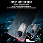 Shock Proof Flip Cover Back Case for Iqoo Z10R 5G | Magnetic Wallet Leather Case with Stand - Image 7