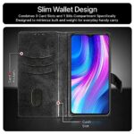 Shock Proof Flip Cover Back Case for Xiaomi Mi Redmi Note 8 Pro | Magnetic Wallet Leather Case with Stand - Image 5