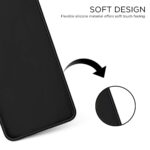 Soft 360 Degree All Sides Protection with Anti Dust Plugs Shock Proof Slim Silicone Back Case Cover for Samsung Galaxy M32 5G | A32 5G - Pitch Black - Image 4