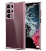 Ultra-Hybrid Clear Back Case Cover Designed for Samsung Galaxy S23 Ultra 5G | Sleek Hard Back | Cushion Edge Technology Shockproof Drop & Camera Protection Bump Transparent