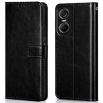 Shock Proof Flip Cover Back Case for Tecno Pop 6 Pro | Magnetic Wallet Leather Case with Stand